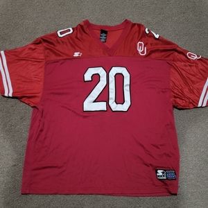 University of Oklahoma Sooners vintage Billy Simms jersey.